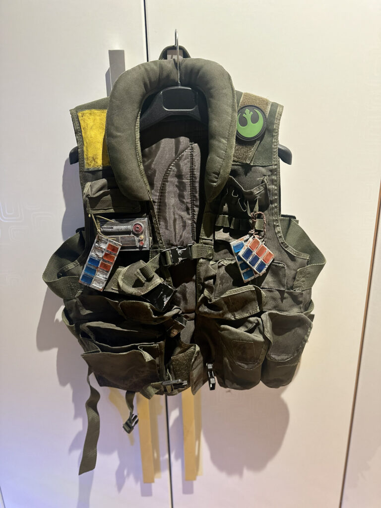 Handmade costume backpack with pouches and details